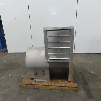 Bayley Type ARR10 20" Aluminum Belt Driven Centrifugal Fan Blower W/2Hp 3ph
