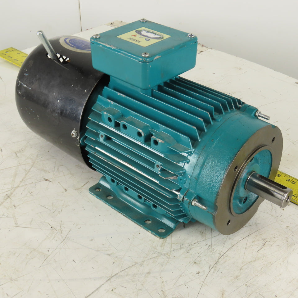 Brook BA4M1.5-4 1.5Hp 1745RPM 3Ph 230/460V 50/60Hz Brake Motor
