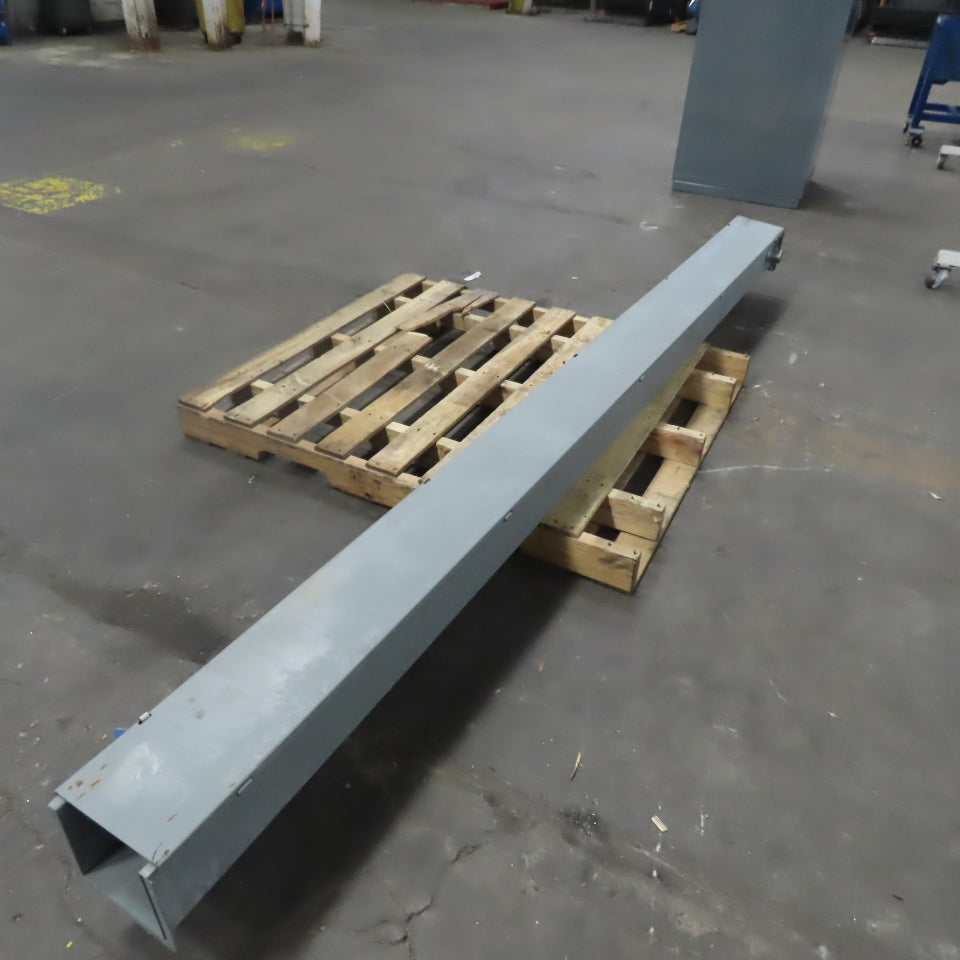 Square D 6"x 6" x 10' Hinged Straight Wireway Or Auxiliary Gutter