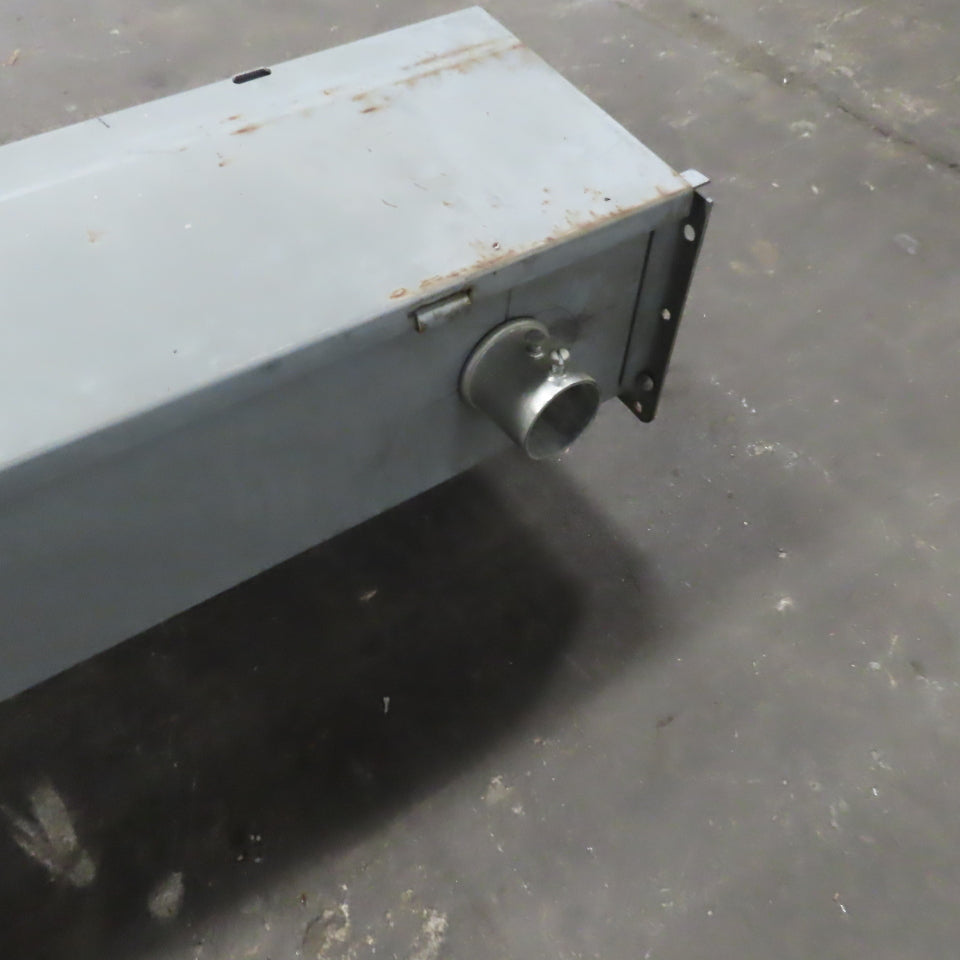 Square D 6"x 6" x 10' Hinged Straight Wireway Or Auxiliary Gutter