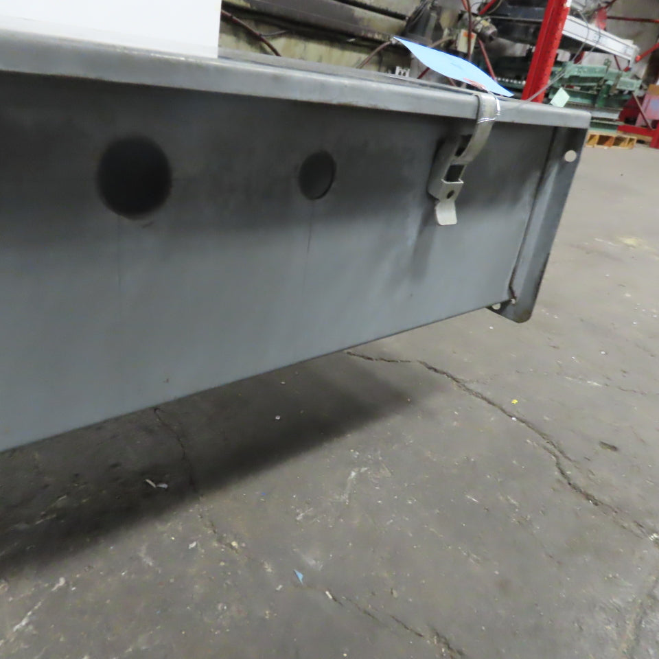 Square D 6"x 6" x 10' Hinged Straight Wireway Or Auxiliary Gutter