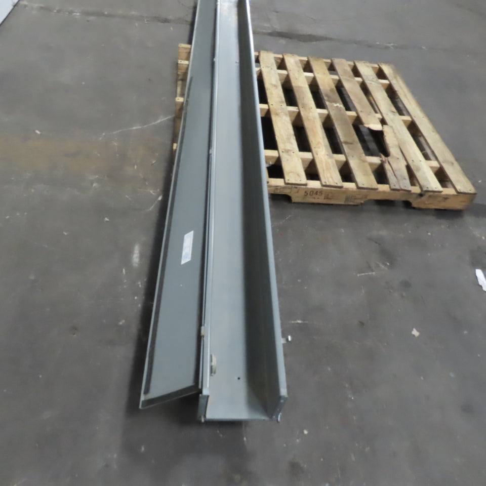 Square D 6"x 6" x 10' Hinged Straight Wireway Or Auxiliary Gutter