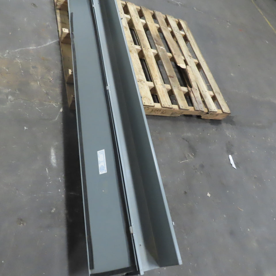 Square D 6"x 6" x 10' Hinged Straight Wireway Or Auxiliary Gutter