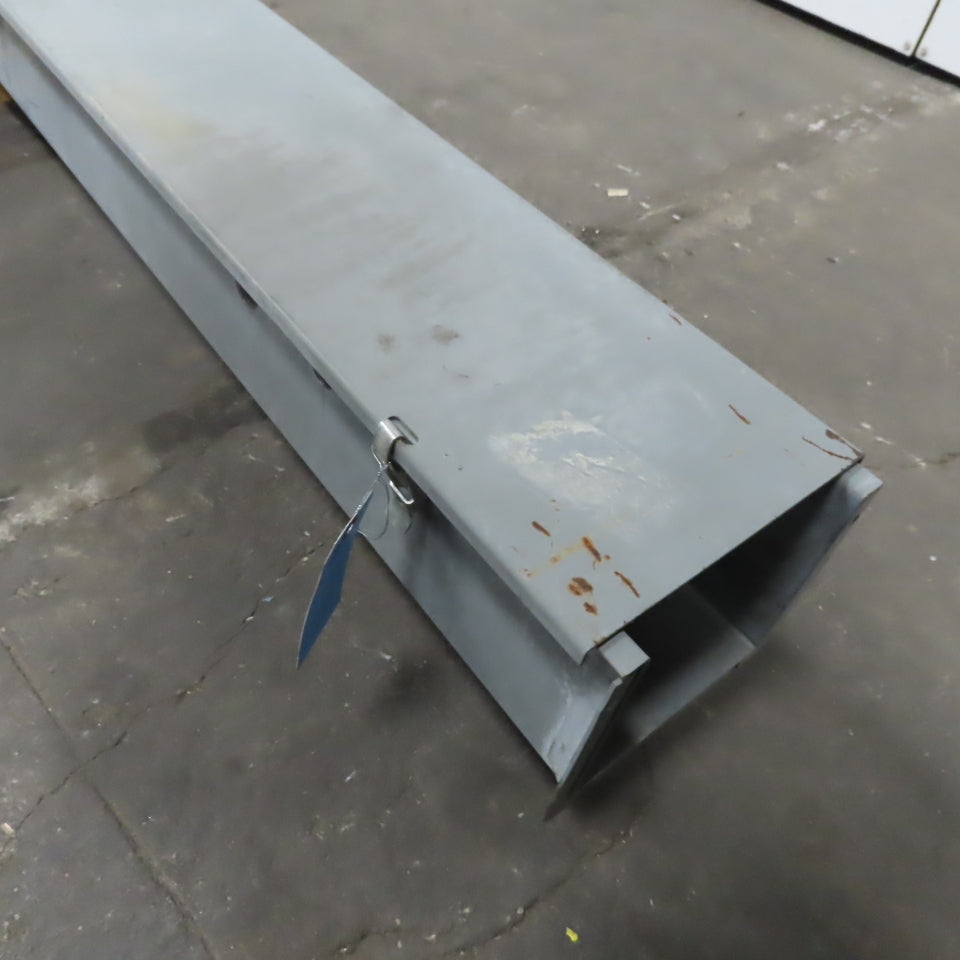 Square D 6"x 6" x 10' Hinged Straight Wireway Or Auxiliary Gutter