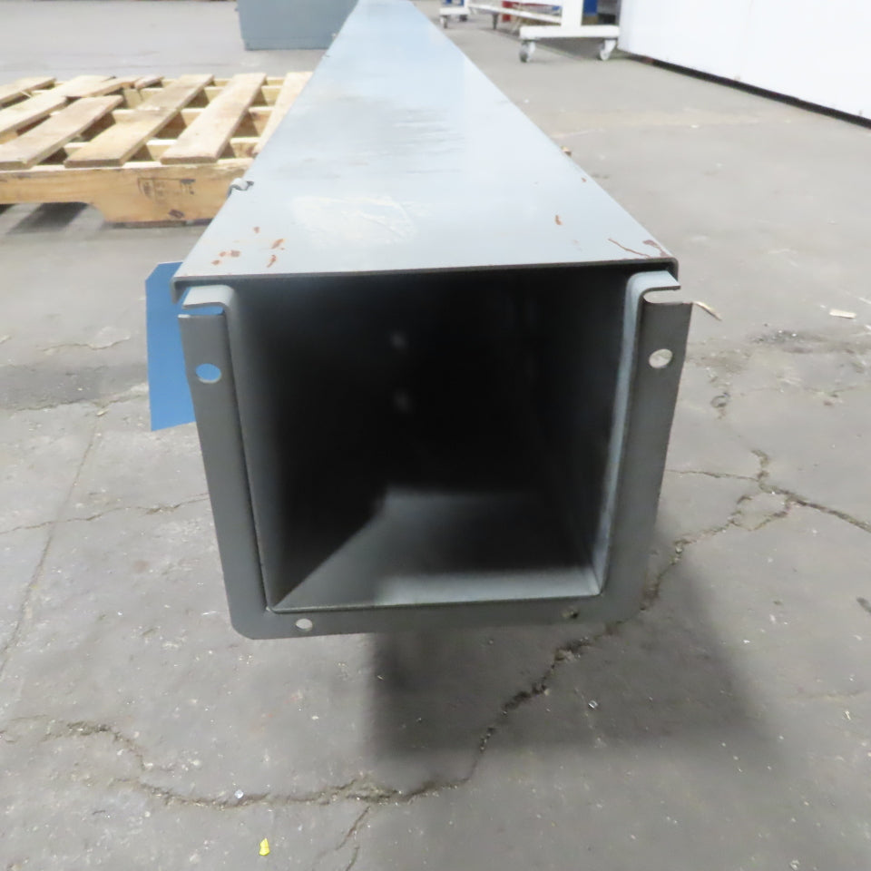 Square D 6"x 6" x 10' Hinged Straight Wireway Or Auxiliary Gutter