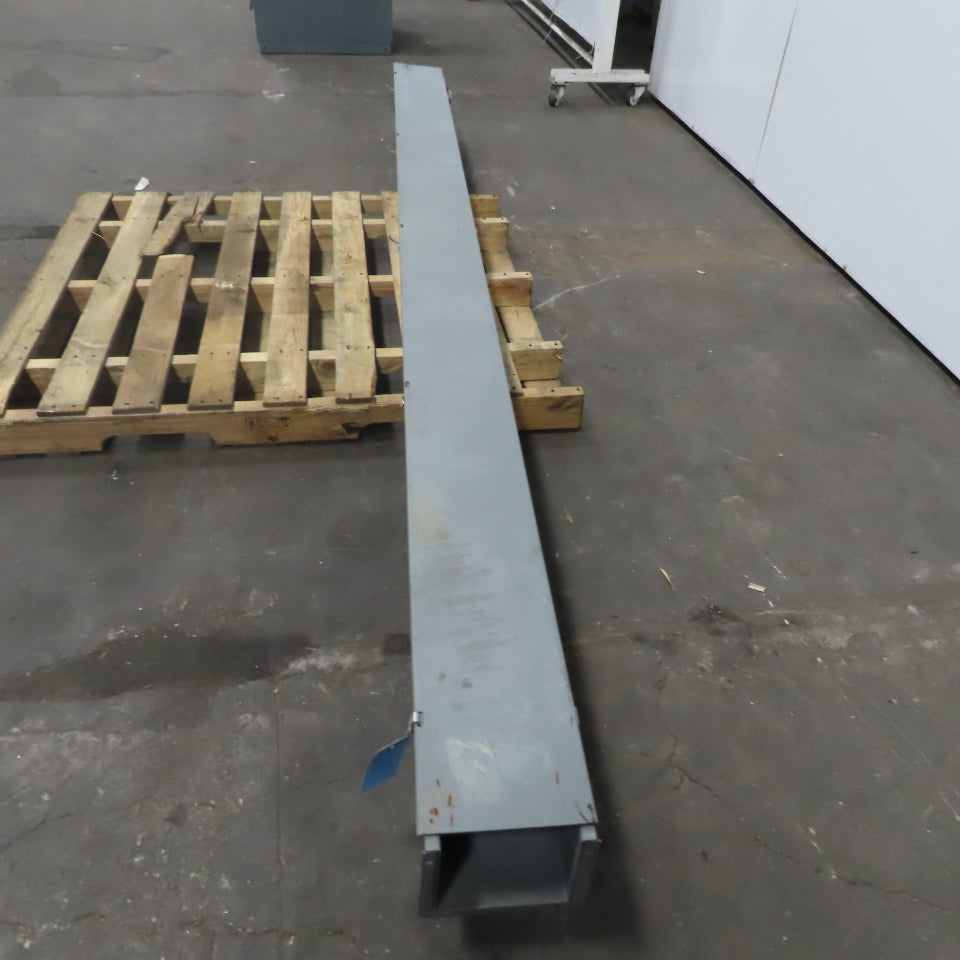 Square D 6"x 6" x 10' Hinged Straight Wireway Or Auxiliary Gutter