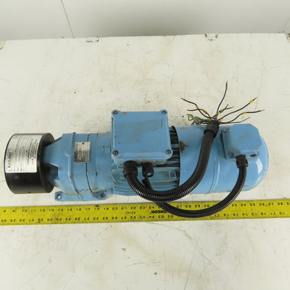 Brook Hansen GFTC4B 5:1 Ratio 94RPM Output Brake Gear Motor 220/380V 50Hz