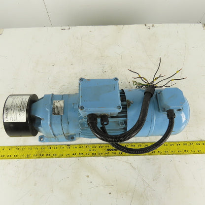 Brook Hansen GFTC4B 5:1 Ratio 94RPM Output Brake Gear Motor 220/380V 50Hz