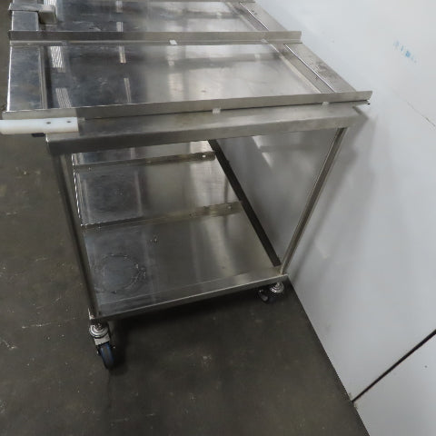 Stainless Steel industrial Cart 44"x 29" x 31" W/Casters