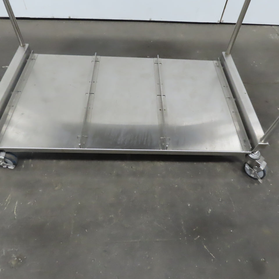 Stainless Steel industrial Cart 44"x 29" x 31" W/Casters
