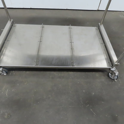Stainless Steel industrial Cart 44"x 29" x 31" W/Casters