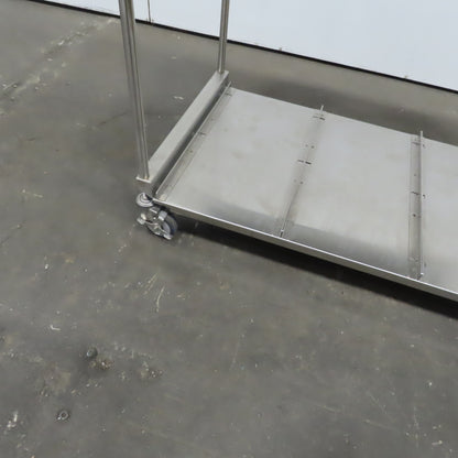 Stainless Steel industrial Cart 44"x 29" x 31" W/Casters