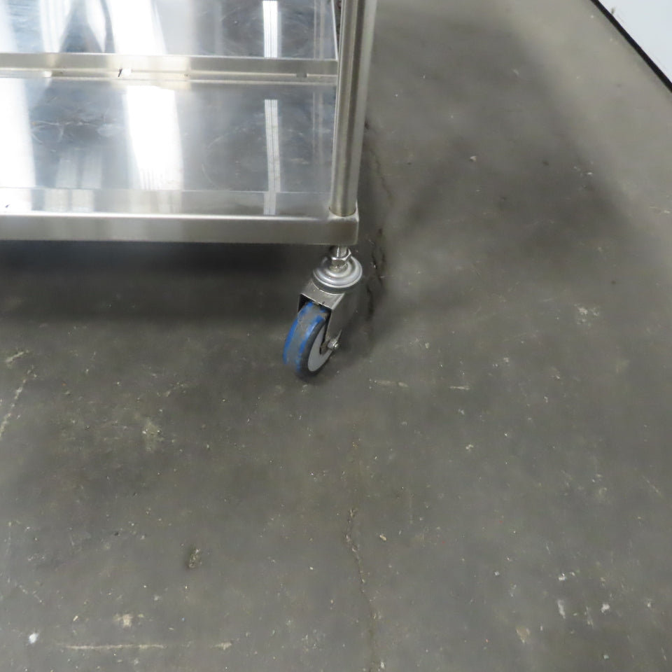 Stainless Steel industrial Cart 44"x 29" x 31" W/Casters