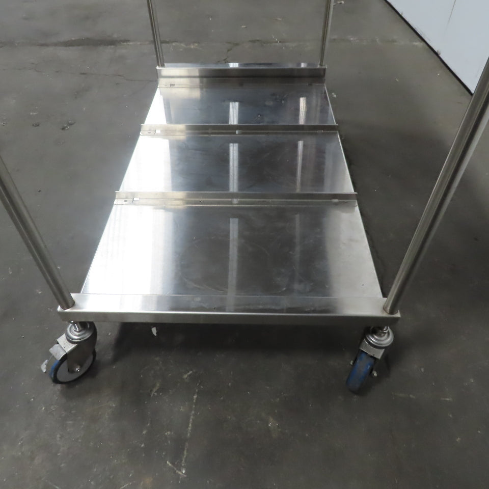 Stainless Steel industrial Cart 44"x 29" x 31" W/Casters