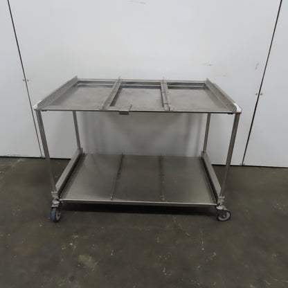 Stainless Steel industrial Cart 44"x 29" x 31" W/Casters