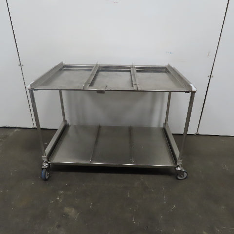 Stainless Steel industrial Cart 44"x 29" x 31" W/Casters