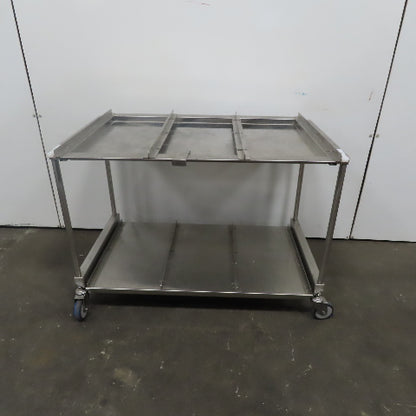 Stainless Steel industrial Cart 44"x 29" x 31" W/Casters