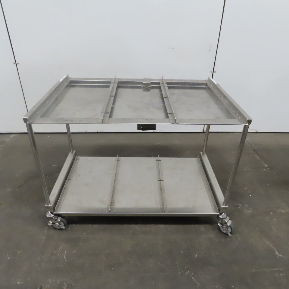 Stainless Steel industrial Cart 44"x 29" x 31" W/Casters