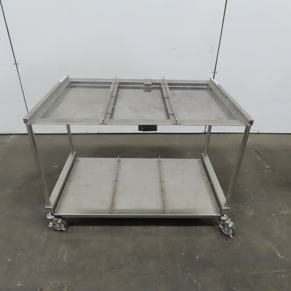 Stainless Steel industrial Cart 44"x 29" x 31" W/Casters