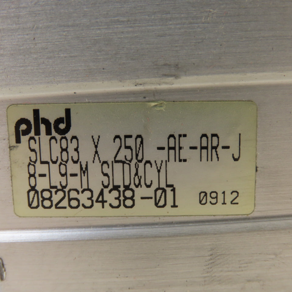 SMC SLC83X250-AE-AR-J8-L9-M Guided Pneumatic Cylinder 83mm Bore 250mm Stroke