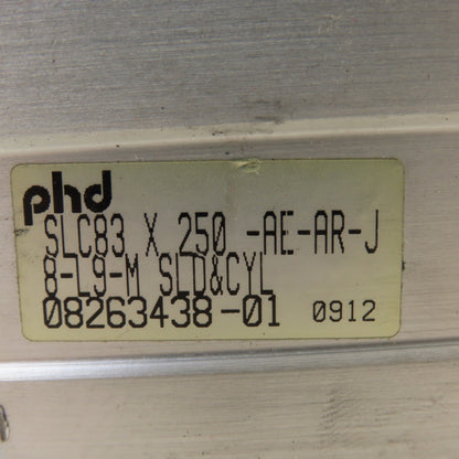 SMC SLC83X250-AE-AR-J8-L9-M Guided Pneumatic Cylinder 83mm Bore 250mm Stroke