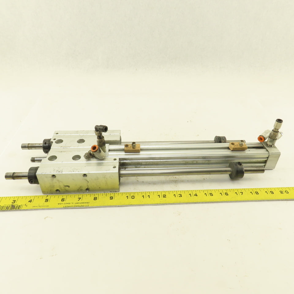 SMC SLC83X250-AE-AR-J8-L9-M Guided Pneumatic Cylinder 83mm Bore 250mm Stroke