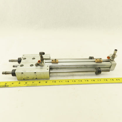 SMC SLC83X250-AE-AR-J8-L9-M Guided Pneumatic Cylinder 83mm Bore 250mm Stroke