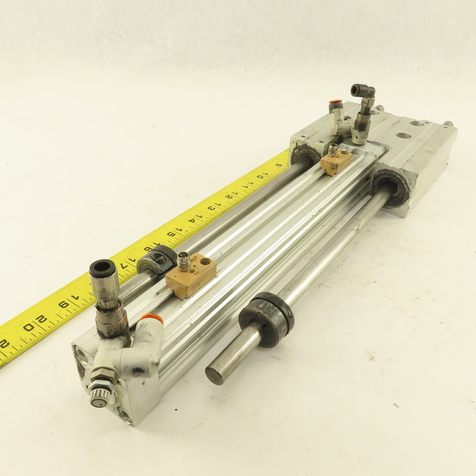 SMC SLC83X250-AE-AR-J8-L9-M Guided Pneumatic Cylinder 83mm Bore 250mm Stroke