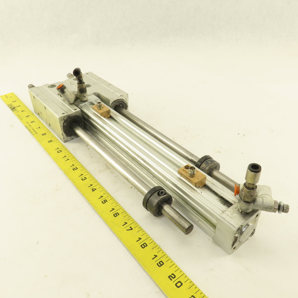 SMC SLC83X250-AE-AR-J8-L9-M Guided Pneumatic Cylinder 83mm Bore 250mm Stroke