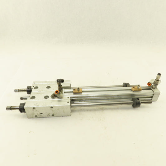 SMC SLC83X250-AE-AR-J8-L9-M Guided Pneumatic Cylinder 83mm Bore 250mm Stroke