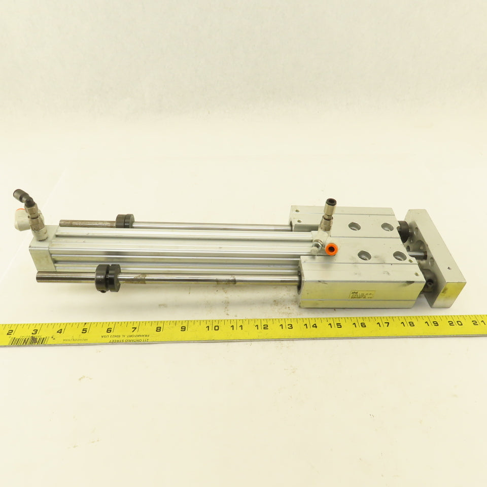 SMC SLC83X250-AE-AR-J8-L9-M Guided Pneumatic Cylinder 83mm Bore 250mm Stroke