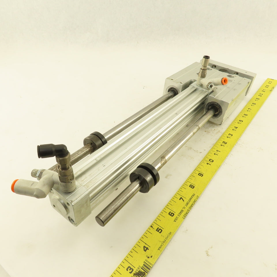 SMC SLC83X250-AE-AR-J8-L9-M Guided Pneumatic Cylinder 83mm Bore 250mm Stroke