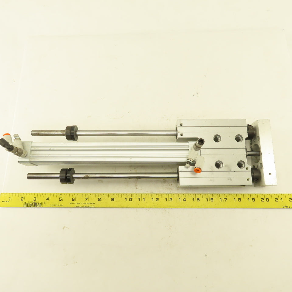 SMC SLC83X250-AE-AR-J8-L9-M Guided Pneumatic Cylinder 83mm Bore 250mm Stroke
