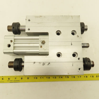 PHD SLB86X50-AE-AR-DB-L9-M Pneumatic Guided Cylinder 86mm Bore 50mm Stroke