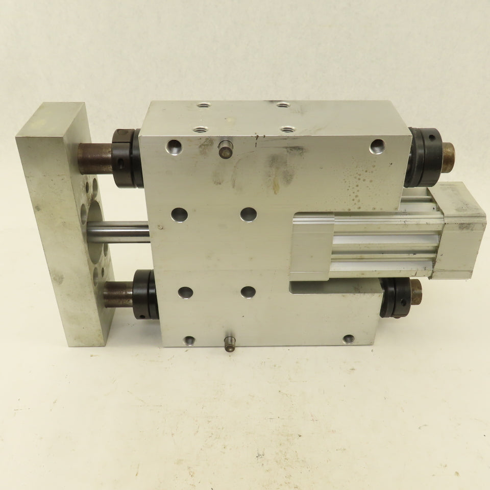 PHD SLB86X50-AE-AR-DB-J8-M Pneumatic Guided Cylinder 86mm Bore 50mm Stroke