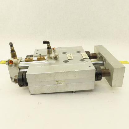 PHD SLB86X50-AE-AR-DB-J8-M Pneumatic Guided Cylinder 86mm Bore 50mm Stroke