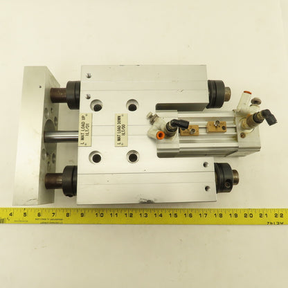 PHD SLB86X50-AE-AR-DB-J8-M Pneumatic Guided Cylinder 86mm Bore 50mm Stroke