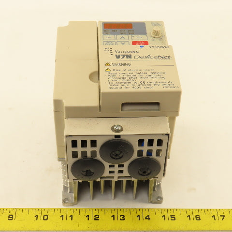 Yaskawa CIMR-V7NU40P7 DeviceNet Variable Speed Drive 3Ph 0-460V