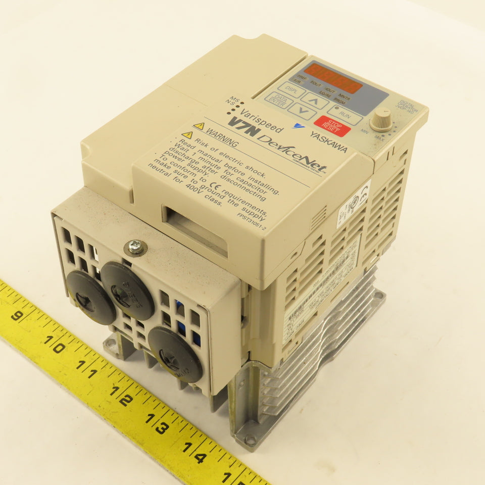 Yaskawa CIMR-V7NU40P7 DeviceNet Variable Speed Drive 3Ph 0-460V