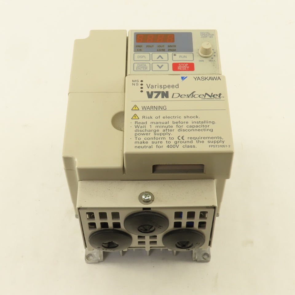 Yaskawa CIMR-V7NU40P7 DeviceNet Variable Speed Drive 3Ph 0-460V