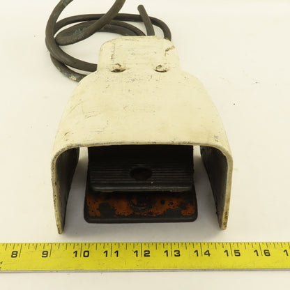 600V MAX Linemaster Hercules Style Cast Iron Guarded Foot Control Switch