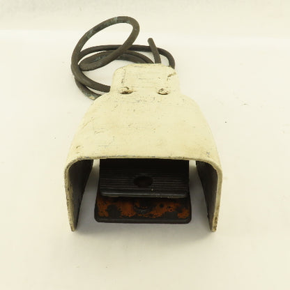 600V MAX Linemaster Hercules Style Cast Iron Guarded Foot Control Switch
