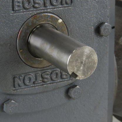 Baldor Boston Gear 17.5:1 Ratio 100RPM 90V 1Hp Right Angle DC Gear Motor