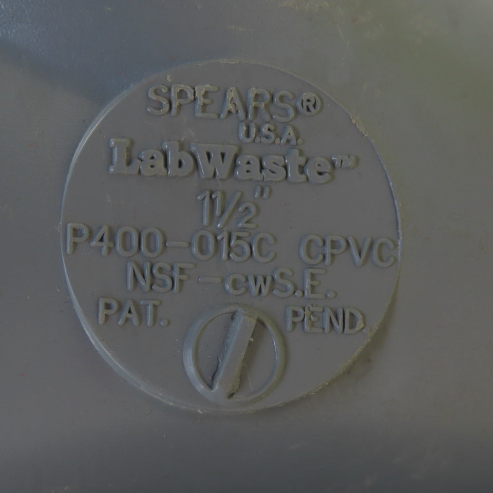 Spears P400-015C LabWaste 1-1/2" CPVC Slip TEE Lot Of 2