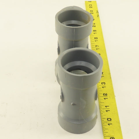 Spears P400-015C LabWaste 1-1/2" CPVC Slip TEE Lot Of 2