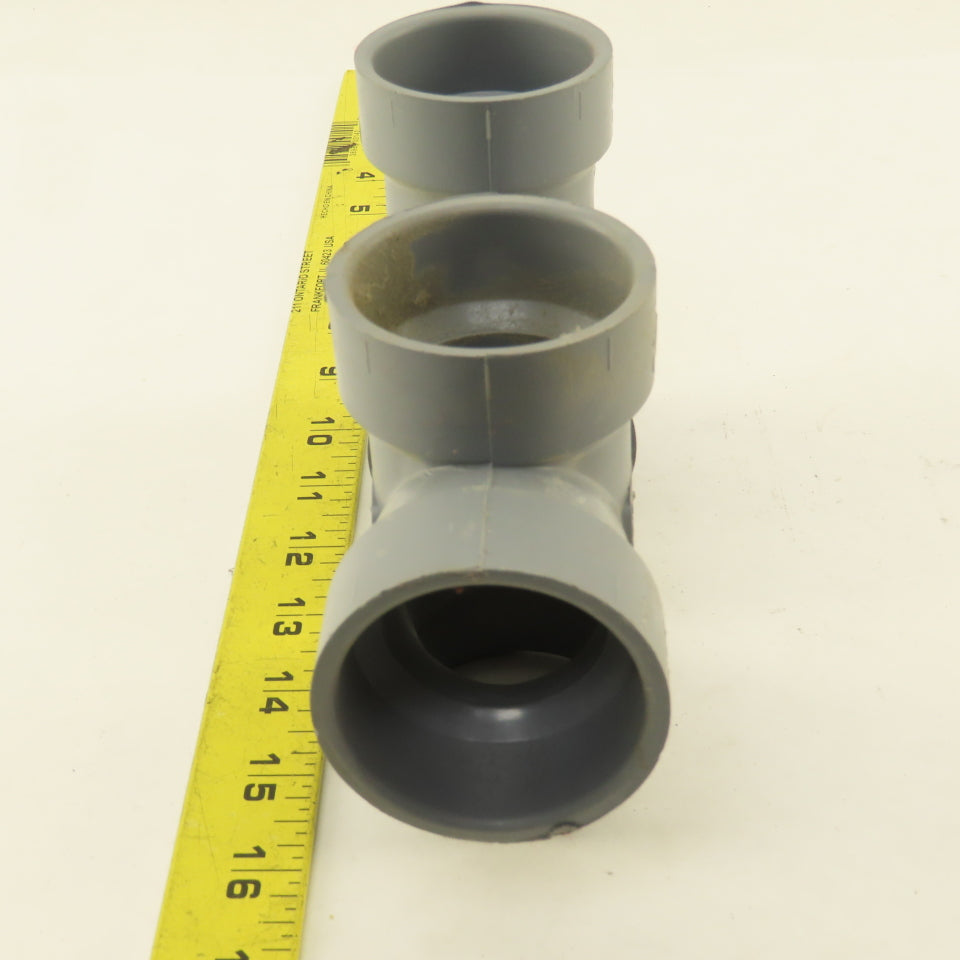 Spears P400-015C LabWaste 1-1/2" CPVC Slip TEE Lot Of 2