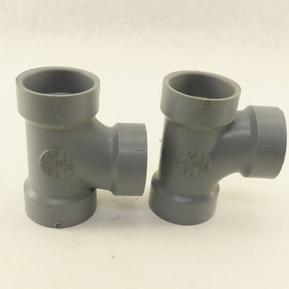 Spears P400-015C LabWaste 1-1/2" CPVC Slip TEE Lot Of 2