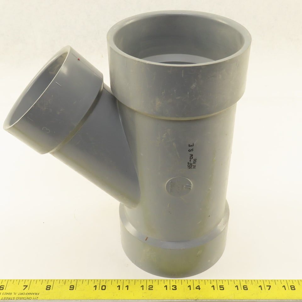 Spears 4" x 4" x 3" CPVC Slip Reducer TEE