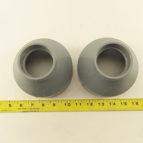 Spears P102-420 LabWaste 4" x 2" CPVC Slip Bell Reducer Pipe Fitting Lot Of 2
