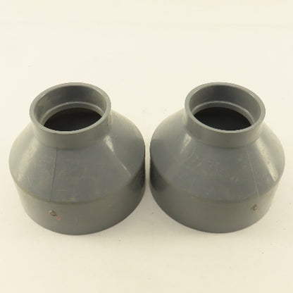 Spears P102-420 LabWaste 4" x 2" CPVC Slip Bell Reducer Pipe Fitting Lot Of 2